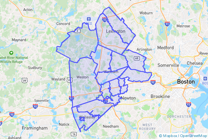 Service Area Map