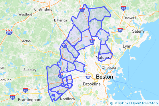 Service Area Map