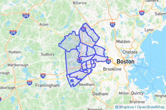 Service Area Map