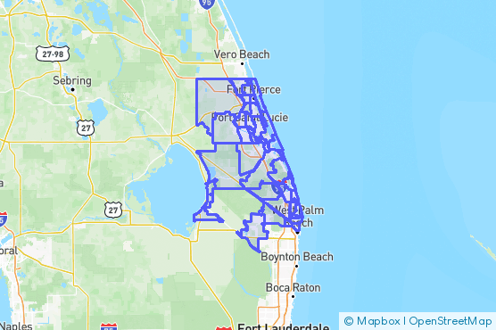 Service Area Map