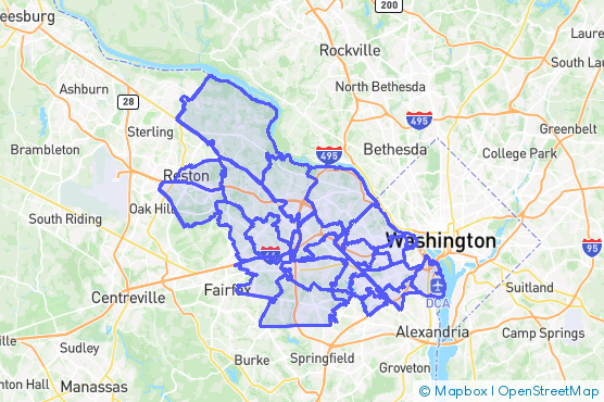 Service Area Map