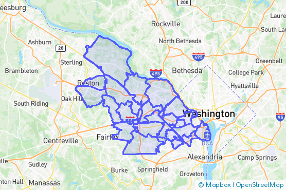 Service Area Map
