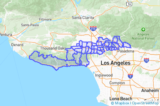 Service Area Map