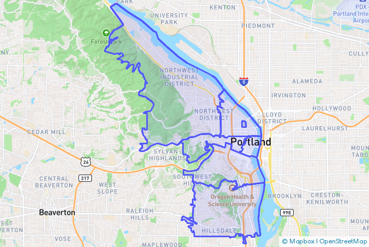 Service Area Map