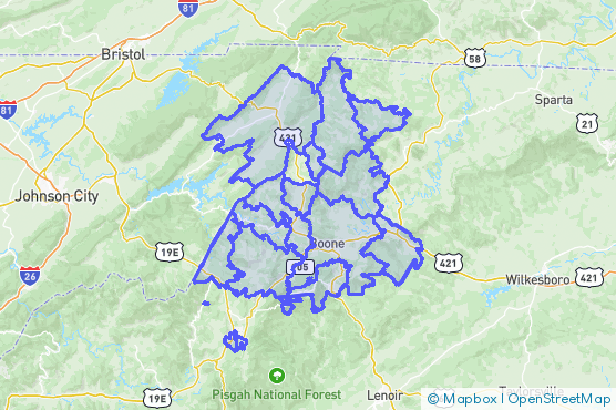 Service Area Map