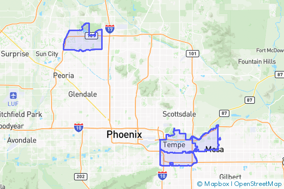 Service Area Map