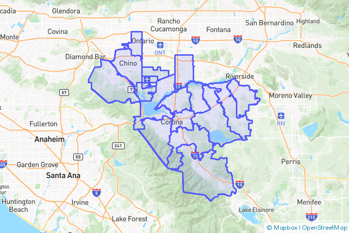 Service Area Map