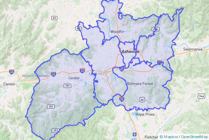 Service Area Map