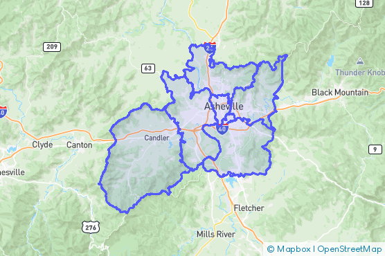 Service Area Map