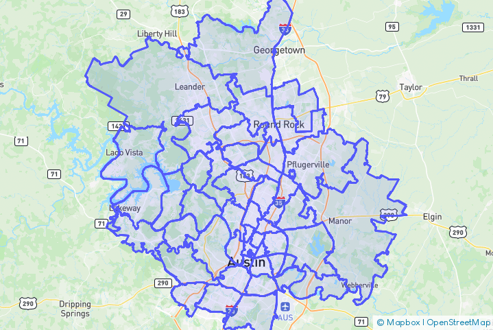 Service Area Map