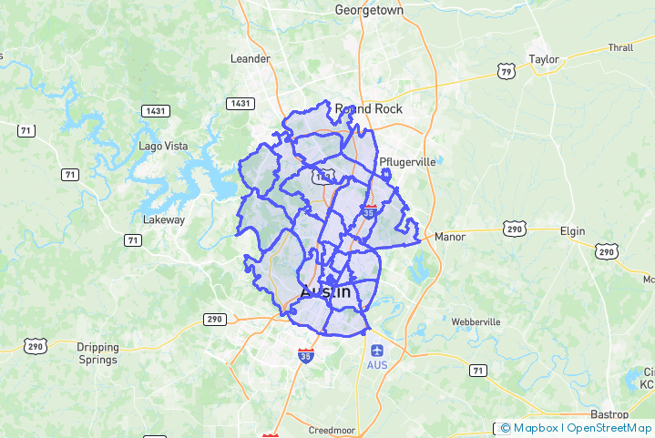 Service Area Map