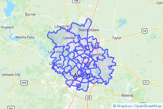 Service Area Map