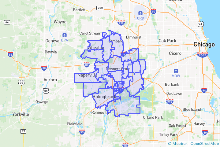 Service Area Map