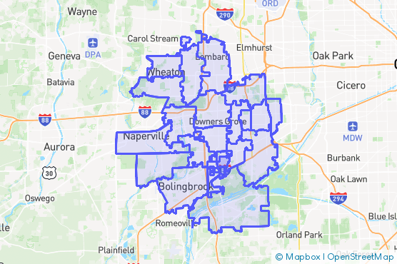 Service Area Map
