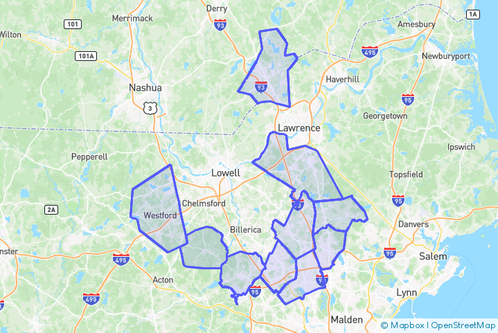 Service Area Map