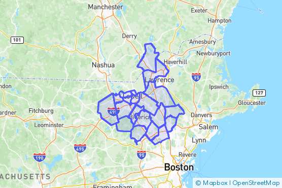 Service Area Map