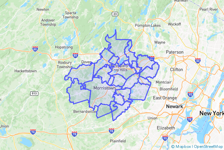 Service Area Map