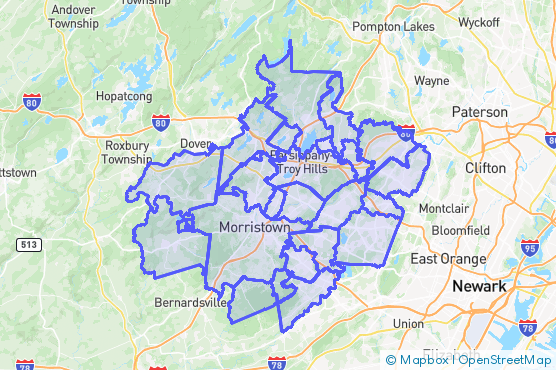 Service Area Map