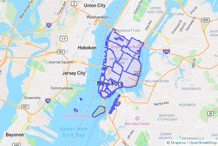 Service Area Map