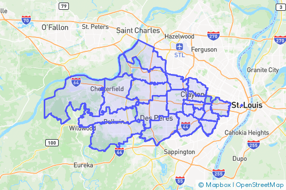 Service Area Map
