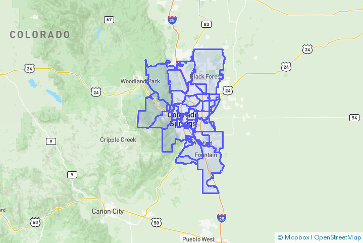 Service Area Map