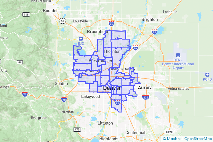 Service Area Map