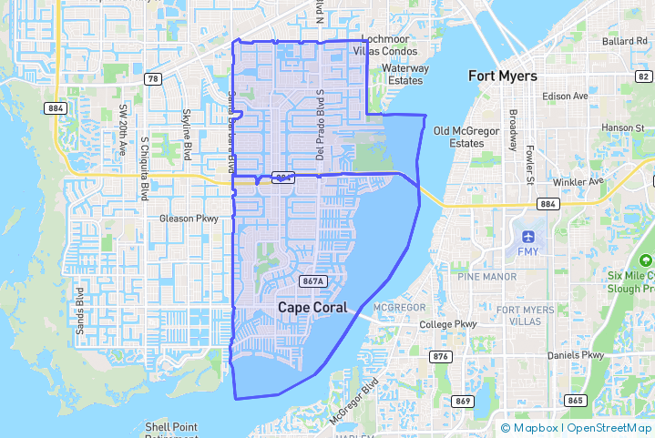 Service Area Map