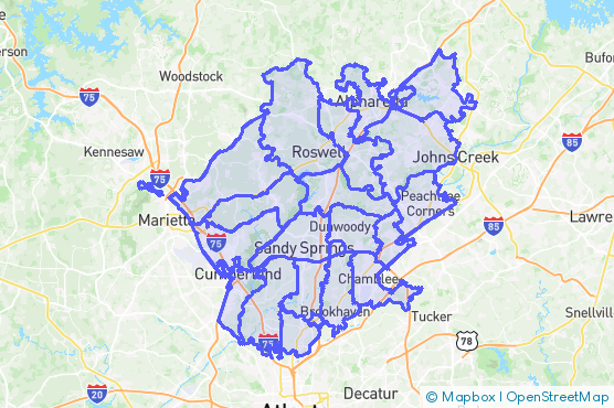 Service Area Map