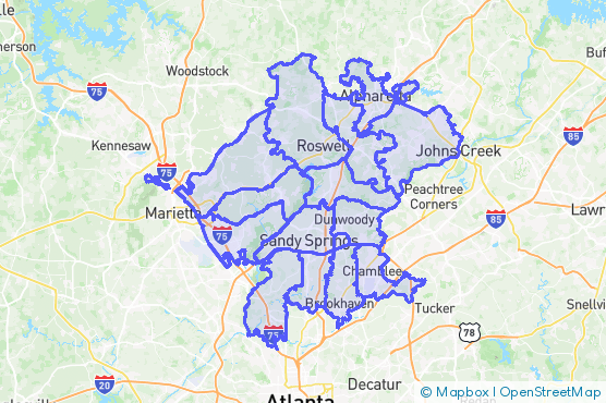Service Area Map