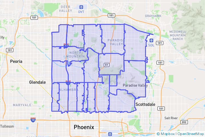 Service Area Map
