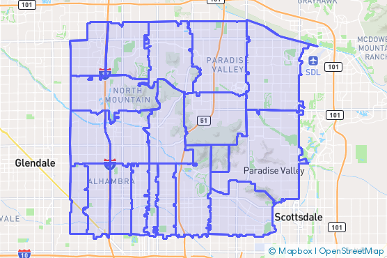 Service Area Map