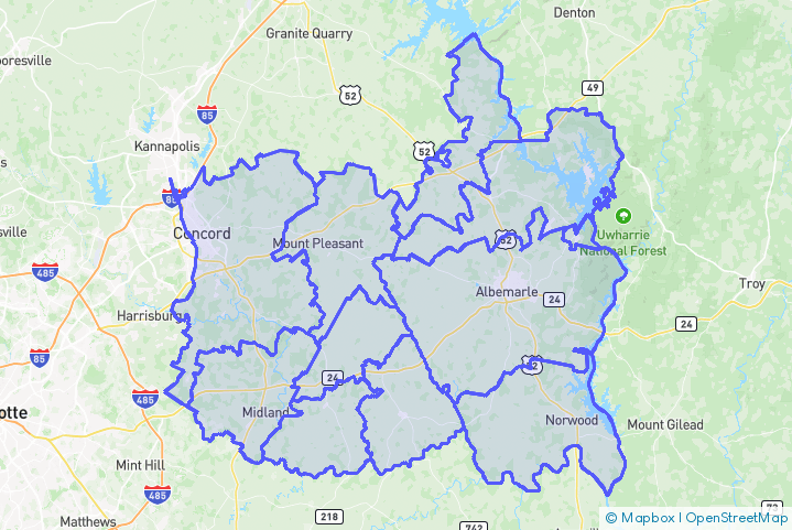 Service Area Map