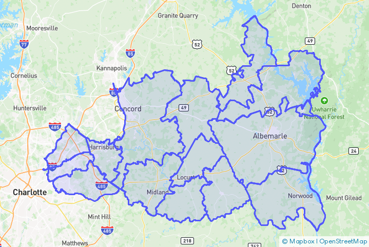 Service Area Map