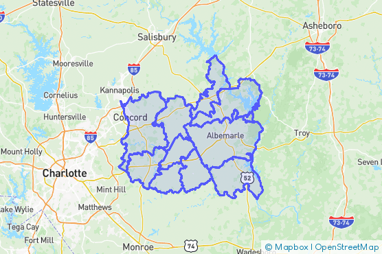 Service Area Map
