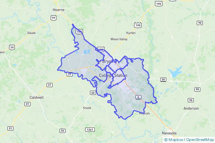 Service Area Map