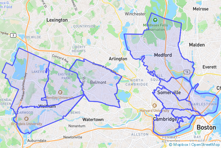 Service Area Map