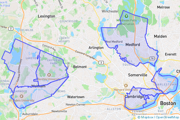 Service Area Map