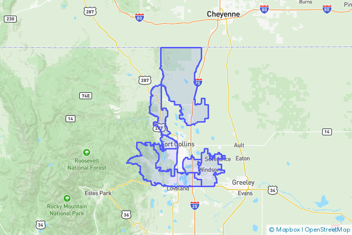 Service Area Map