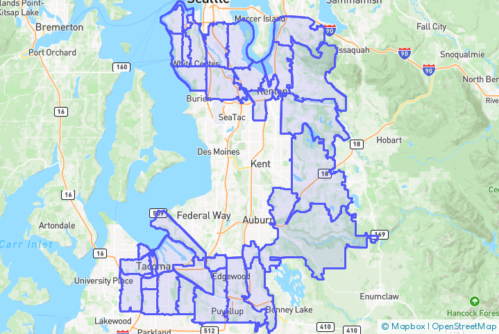 Service Area Map