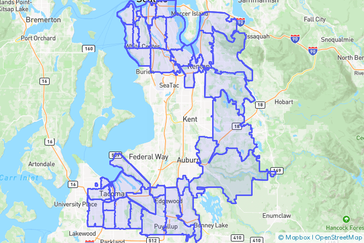 Service Area Map