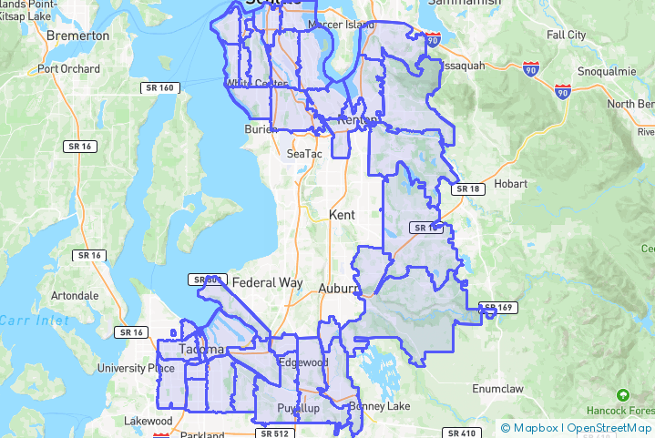 Service Area Map