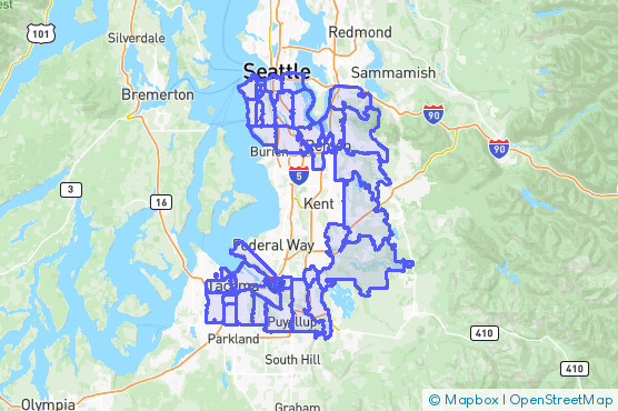 Service Area Map