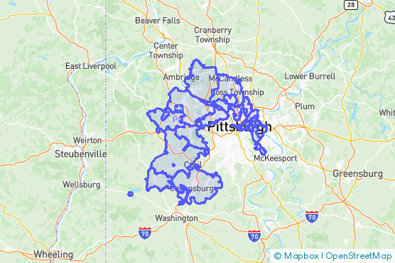 Service Area Map