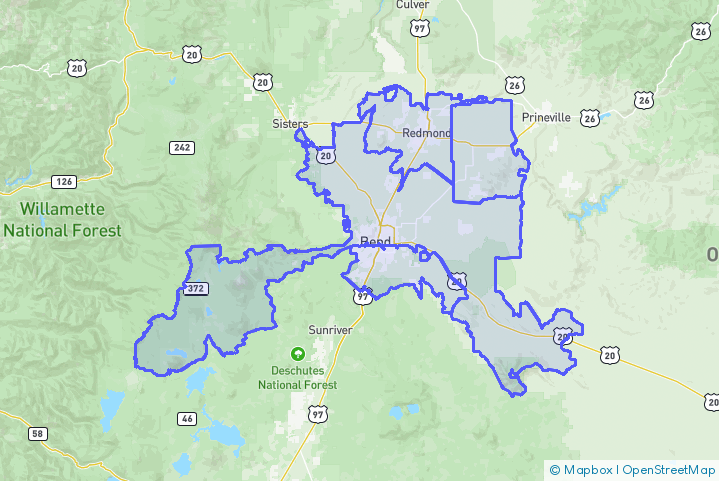 Service Area Map