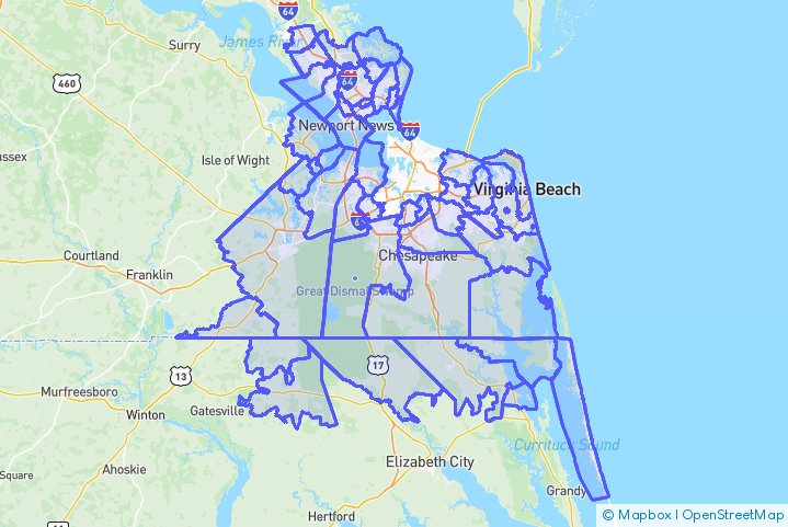 Service Area Map