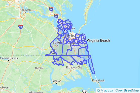 Service Area Map