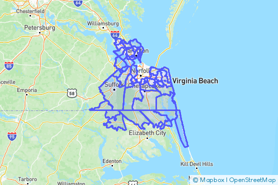 Service Area Map