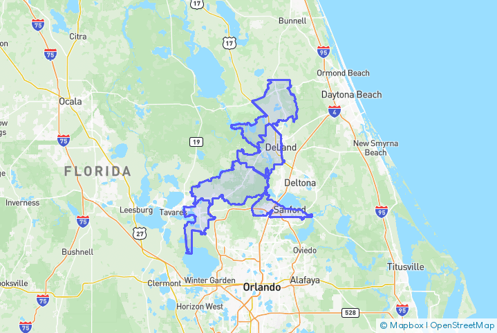 Service Area Map