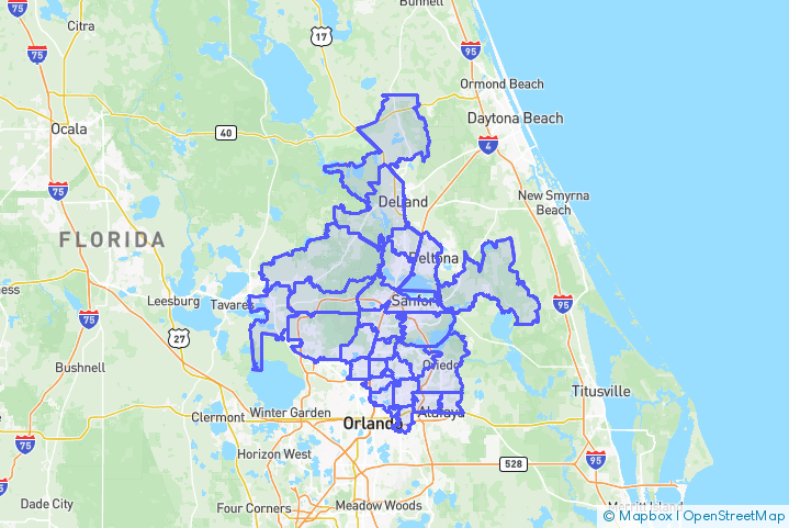 Service Area Map