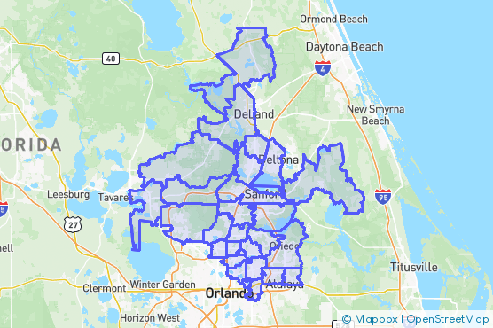 Service Area Map
